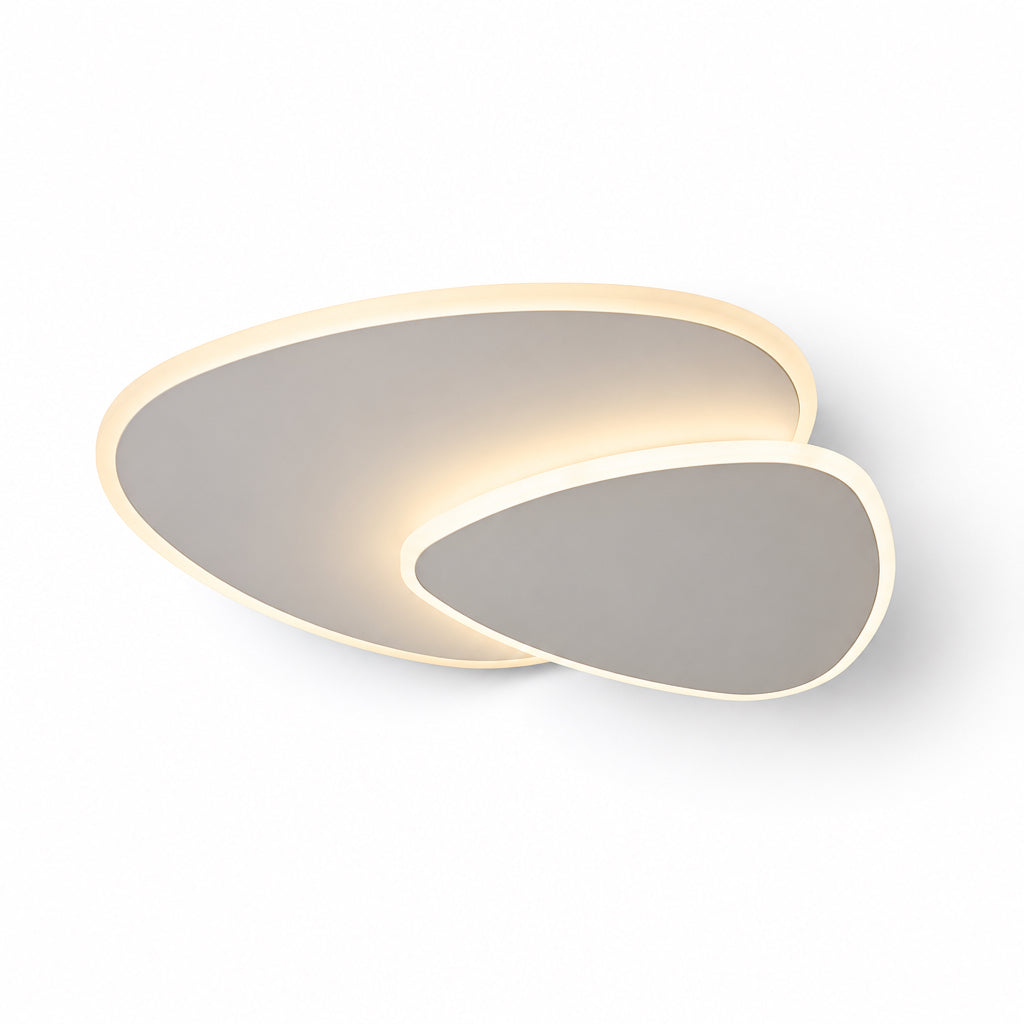 Plafonnier LED Design ovale, vue principale