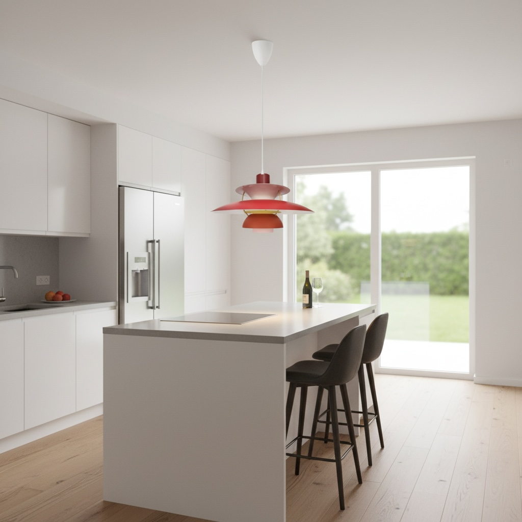 Suspension Scandinave en Aluminium Elva, vue 4