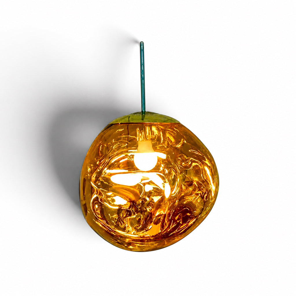 Suspension Design Oria, coloris ambre